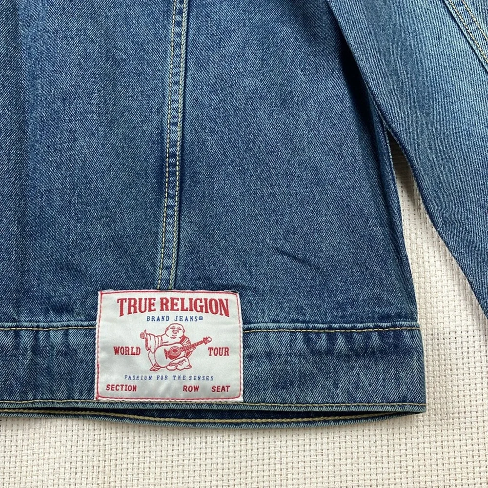 True Religion Jesse Trucker Jacket Denim Men's NWT